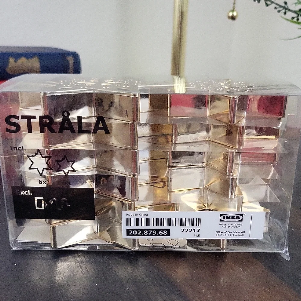 IKEA STRÅLA Metallic Star Lights covers